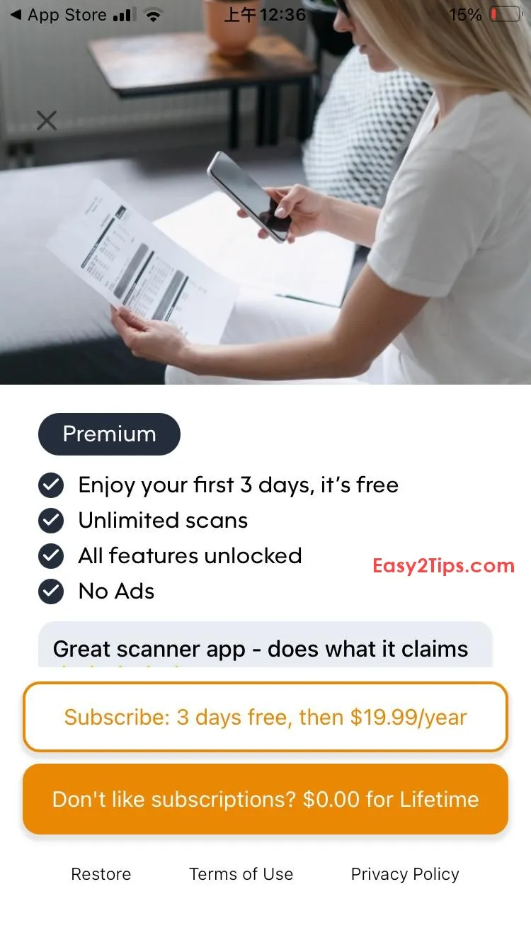 CaptainScanner - 全方位 PDF 掃描與文件管理工具！原價 $39.99，終生版限時免費iOS APP