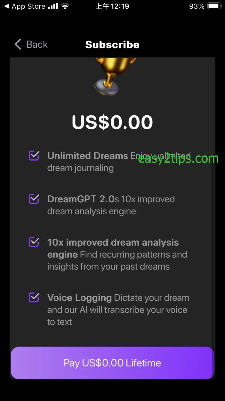 Dream Story AI Journal Meaning - 解鎖夢境背後的秘密！原價 $99.99，終生版限時免費iOS APP