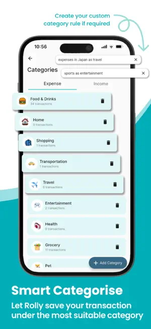 Rolly: AI Money Tracker - 金錢追蹤器：簡單智能的財務管理助手！原價 $79.99，終生版限時免費iOS APP