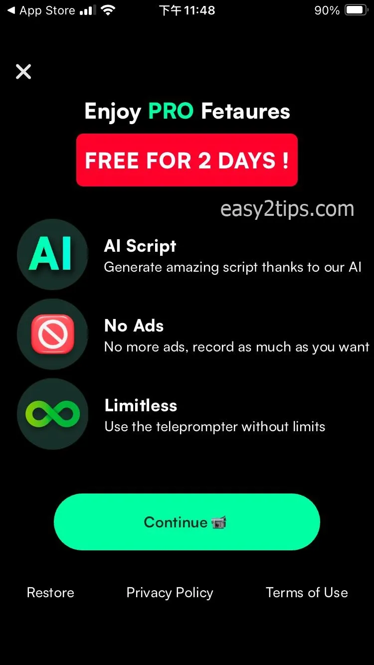 Teleprompter Video Recording - 智慧提詞機！原價 $99.99，終生版限時免費iOS APP