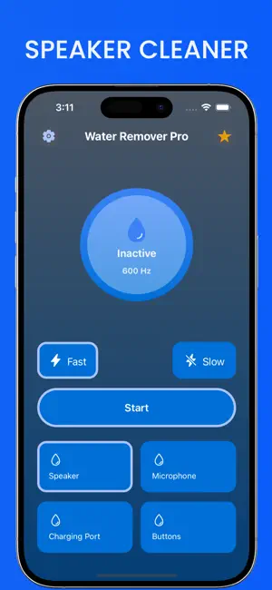 Water Remover Pro • Clean Tune - 手機喇叭清潔工具 – 快速排水，恢復清晰音質！原價 $6.99，終生版限時免費iOS APP