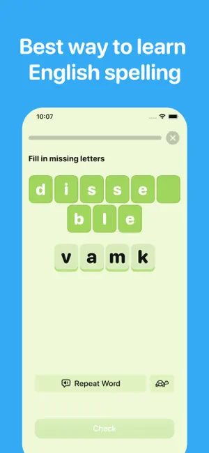 Spelling Bee - 英文拼字遊戲與學習工具！原價 $99.99，終生版限時免費iOS APP