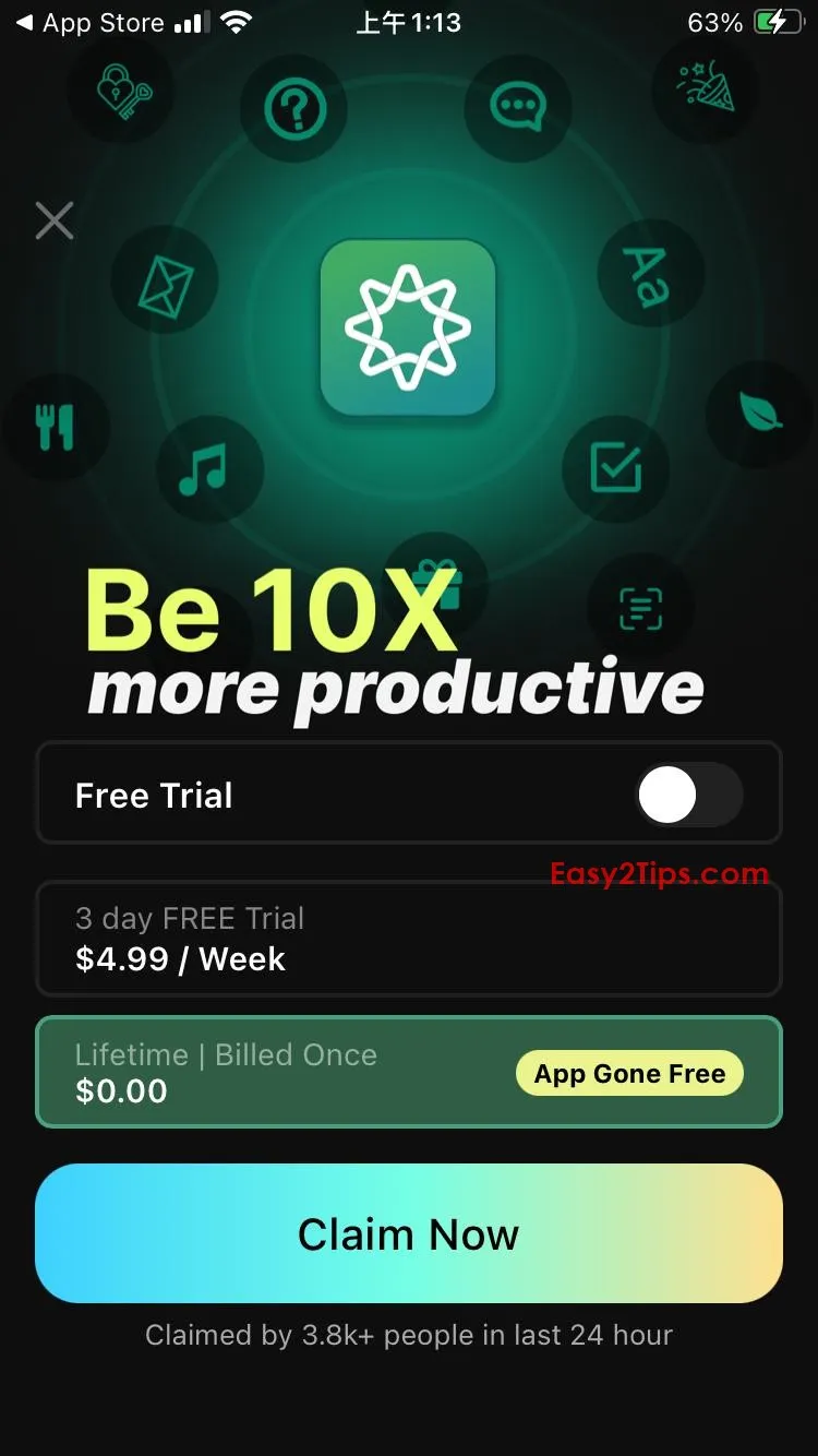 原價 $59.99，終生版限時免費 iOS APP – Genius AI - Chatbot Assistant 全能 AI 助手