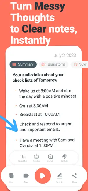 原價 $99.99，終生版限時免費iOS APP – MindClear 語音筆記神器，讓 AI 解放你的雙手
