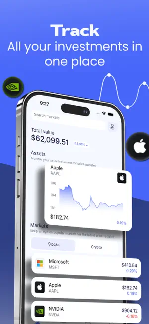 Portfolio X - 股票與加密貨幣追蹤神器！原價 $89.99，終生版限時免費iOS APP