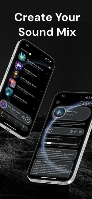 原價 $99.99，終生版限時免費 iOS App – Moon White Noise 你的聲音療癒師，放鬆、專注、好眠