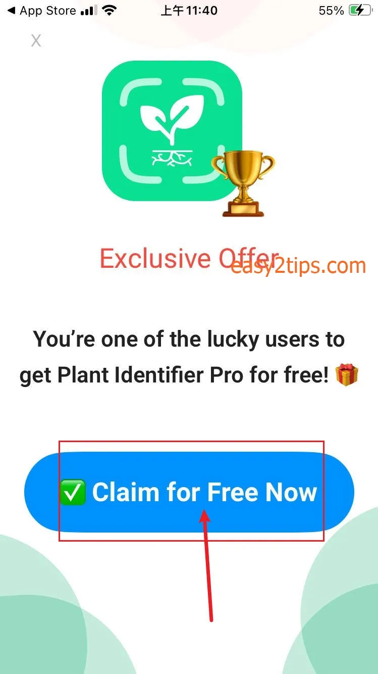 原價 $99.99，終生版限時免費 iOS APP – Plant Recognition & identifier 植物照護小幫手