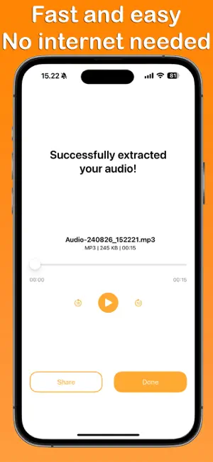 原價 $39.99,終生版限時免費 iOS App:Audio Extractor 一鍵提取影片的音軌