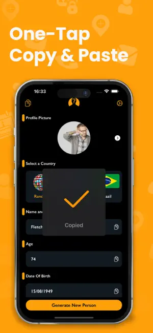 原價 $3.99,終生版限時免費 iOS App:Random Name Generator – Id Bio 多功能隨機生成器