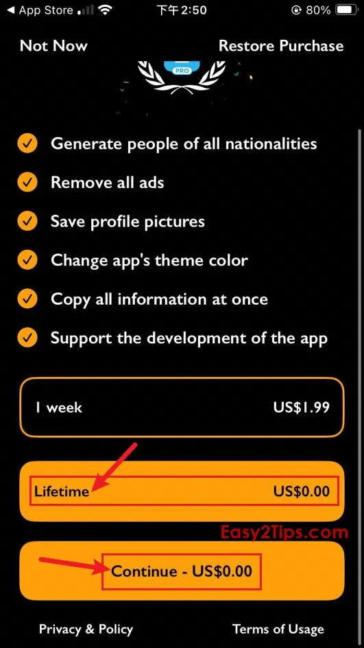 原價 $3.99,終生版限時免費 iOS App:Random Name Generator – Id Bio 多功能隨機生成器