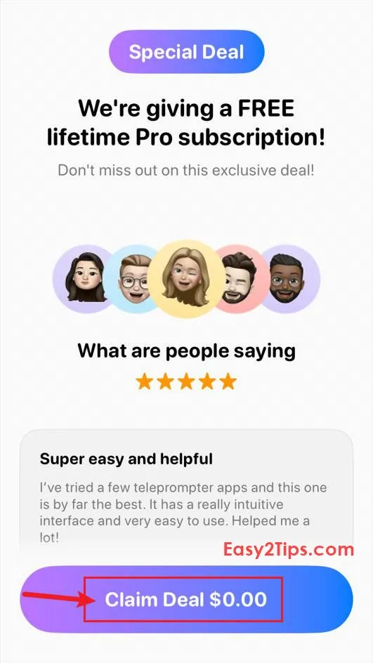 原價 $99.99，終生版限時免費 iOS App – Teleprompter | InCue 輕鬆演講與錄影助手