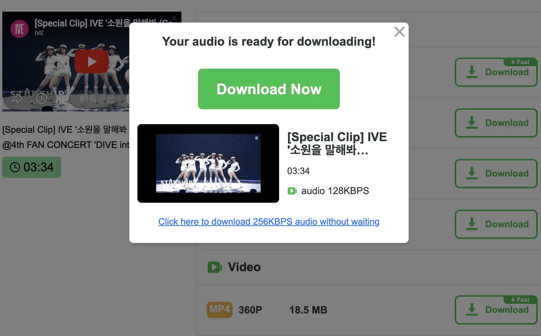 VidsSave 免費線上影片下載工具,支援 YouTube、IG、TikTok、FB 下載轉 MP3